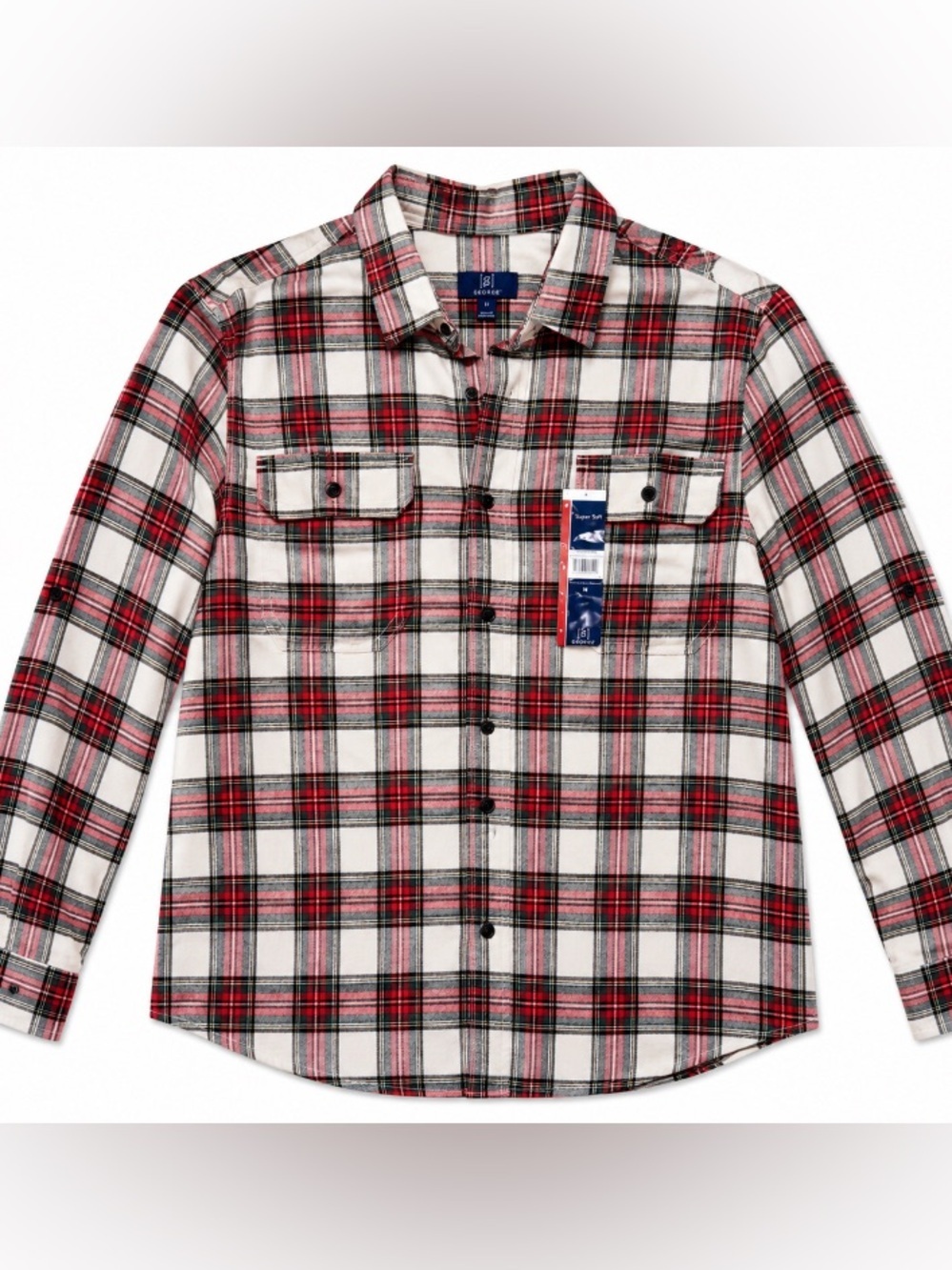 🆕 George • Plaid • Button-Down Shirt • Medium